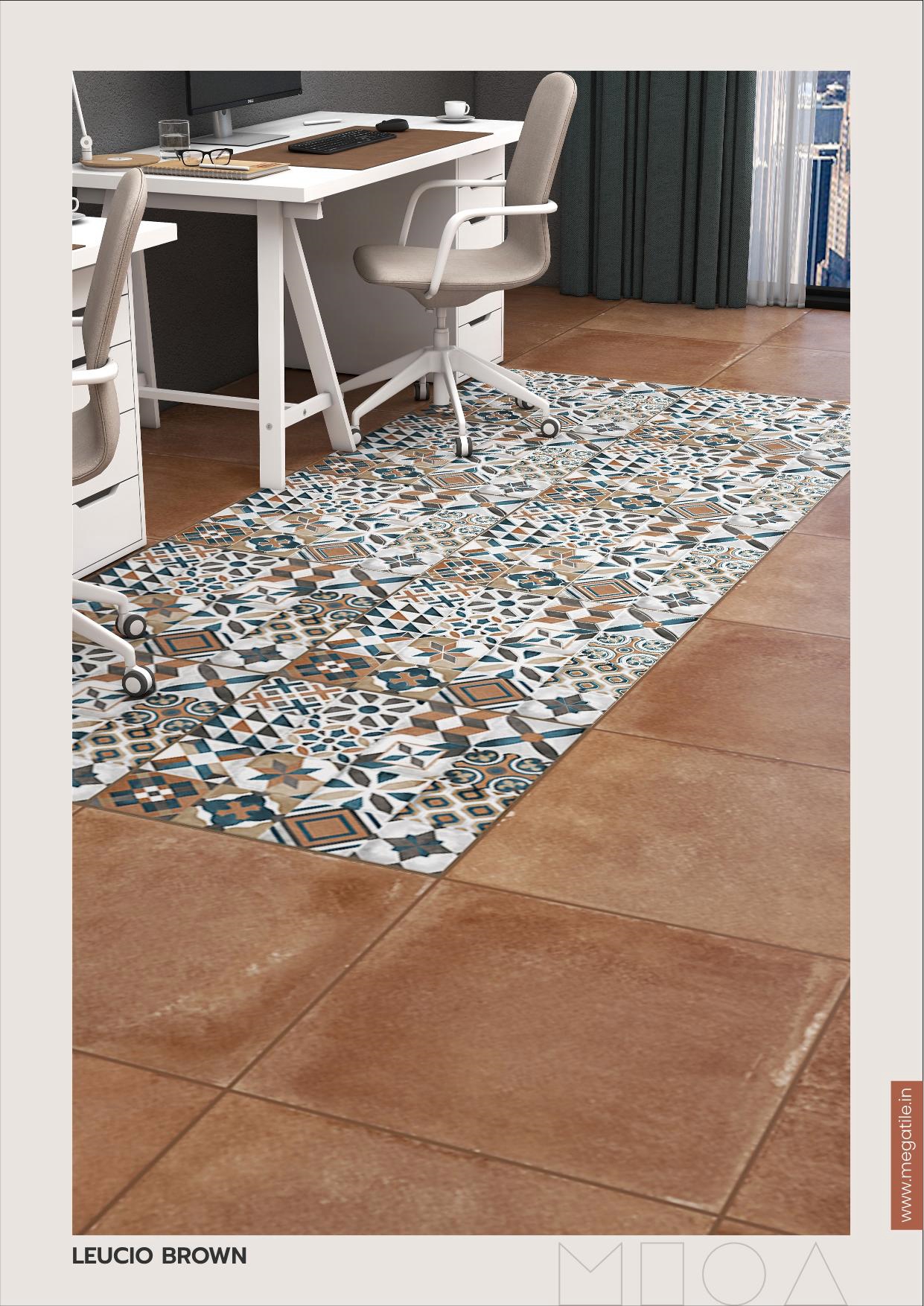 Porcelain 600x600mm Matt Decor - 2